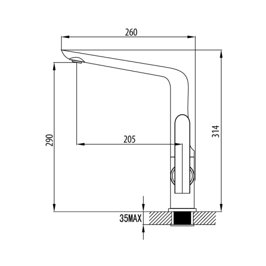 Vòi Rửa Chén Malloca K275C
