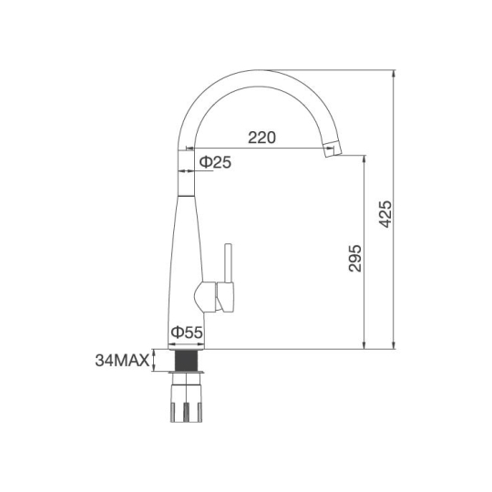 Vòi Rửa Chén Malloca K529-S NEW